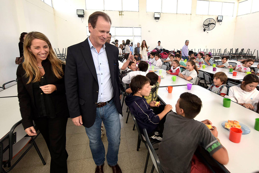 Bordet anunció el incremento de partidas para comedores escolares.