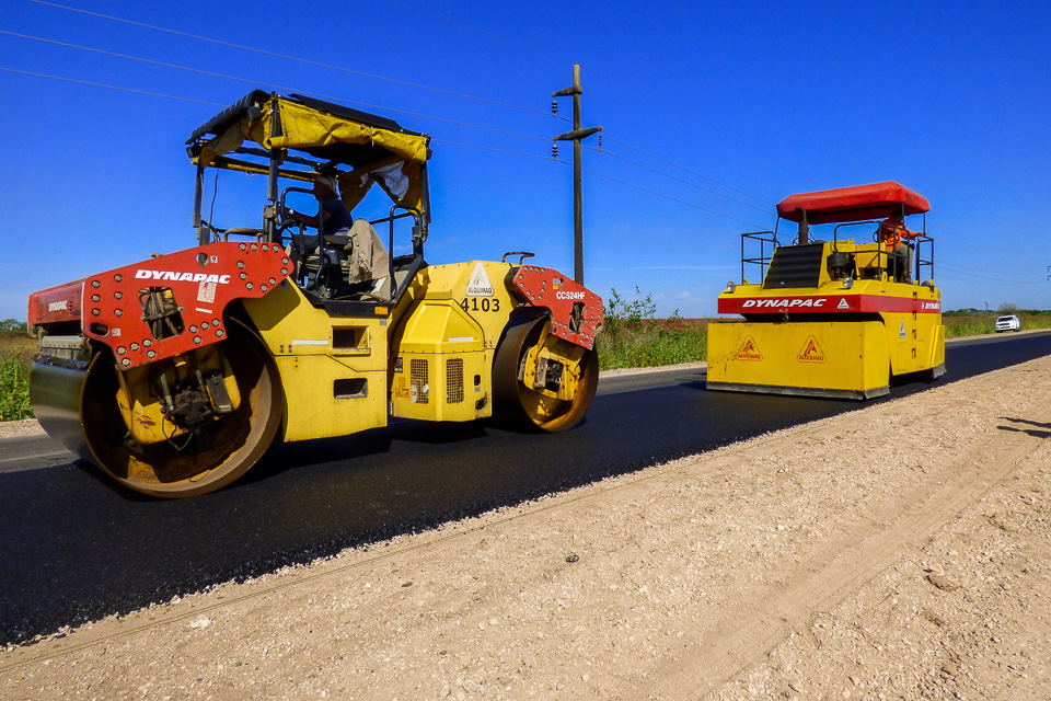 Resta un kilómetro para finalizar la pavimentación de la ruta provincial 38.