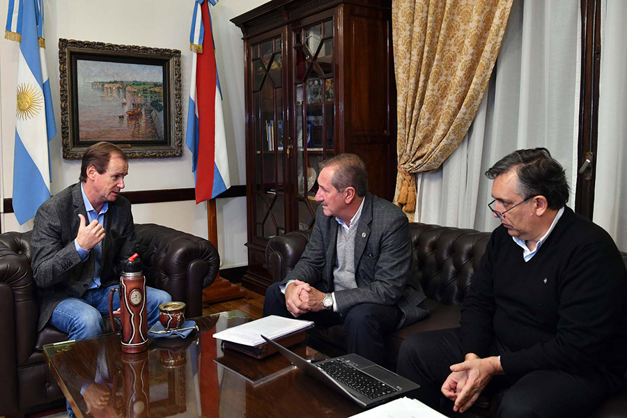 Bordet junto a Chepens y Rodríguez Signes.